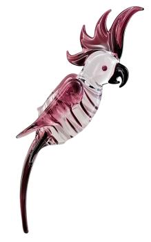 Preview: höhenverstellb. Orchideenstab, Kakadu mit geschl. Flügeln (transp.-lila) Preview: höhenverstellb. Orchideenstab, Kakadu mit geschl. Flügeln (transp.-lila)